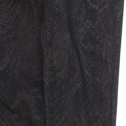 Womens UK Size 24 in H&M Regular Fit Skinny Black Jeans