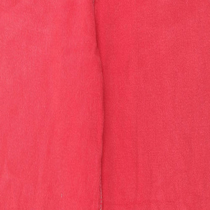 SheIn Womens Pink Cotton Wide-Leg Jeans Size S L29 in Regular Button