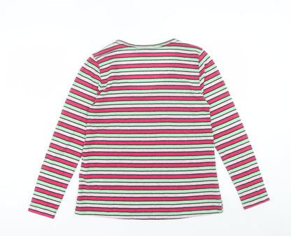 Womens UK Size 6 Marks and Spencer Pink Basic T-Shirt