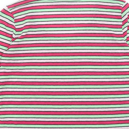 Womens UK Size 6 Marks and Spencer Pink Basic T-Shirt