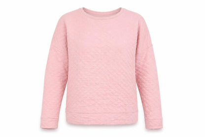 Peacocks Womens Pink Cotton Pullover Sweatshirt Size L Pullover