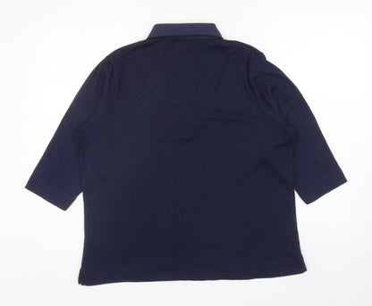 Womens UK Size 14 Tigi Blue Pullover Jumper