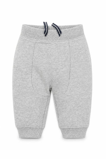 Peacocks Baby Grey Polyester Jogger Trousers Size 3-6 Months Drawstring