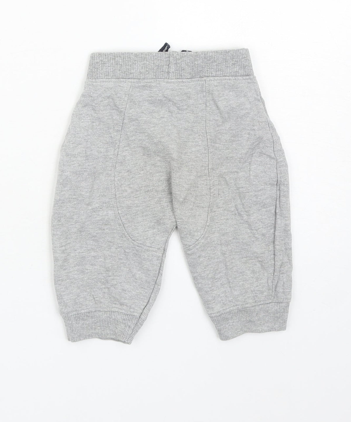 Peacocks Baby Grey Polyester Jogger Trousers Size 3-6 Months Drawstring