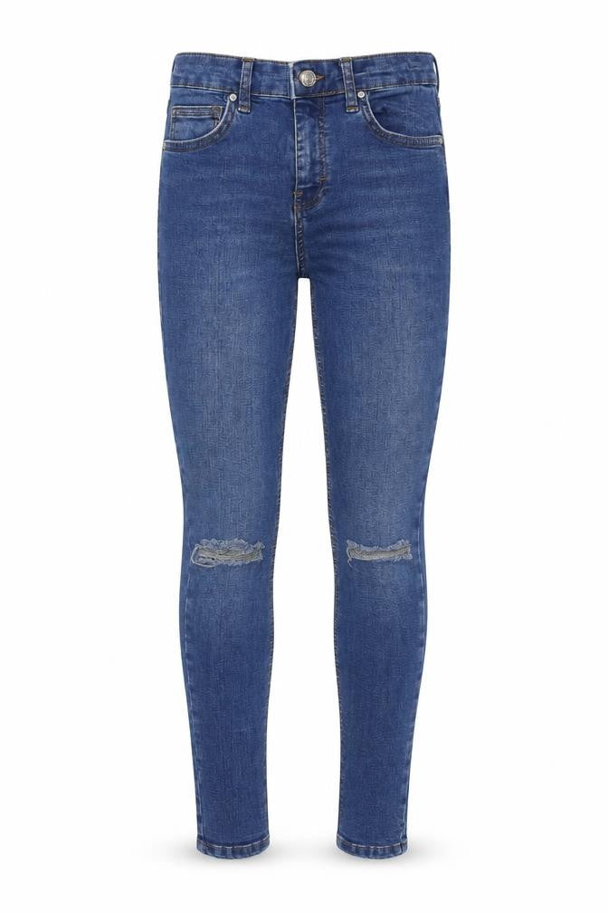 Womens UK Size 28 in Topshop Regular Fit Skinny Blue Jeans