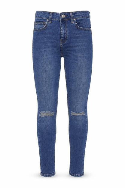 Womens UK Size 28 in Topshop Regular Fit Skinny Blue Jeans