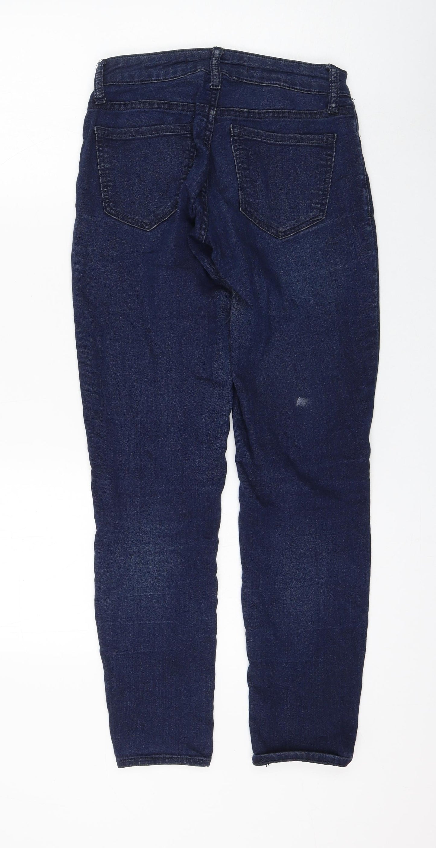 old na Womens Blue Cotton Skinny Jeans Size 6 L28 in Regular Zip