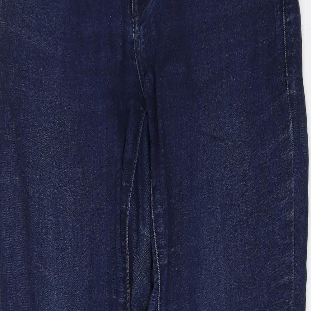 old na Womens Blue Cotton Skinny Jeans Size 6 L28 in Regular Zip
