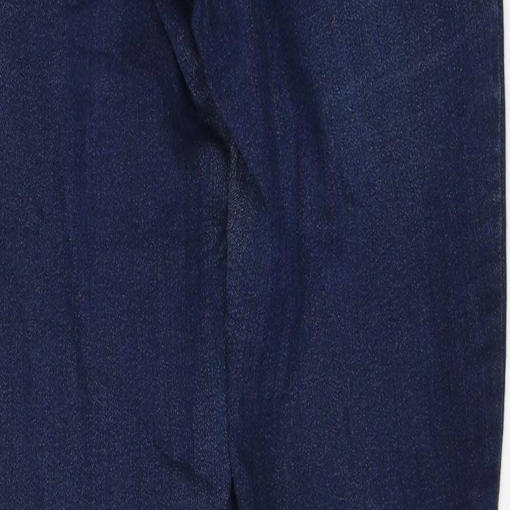 old na Womens Blue Cotton Skinny Jeans Size 6 L28 in Regular Zip