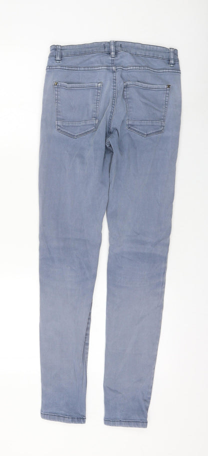 Espirit Womens Blue Cotton Skinny Jeans Size 8 L29 in Regular Zip