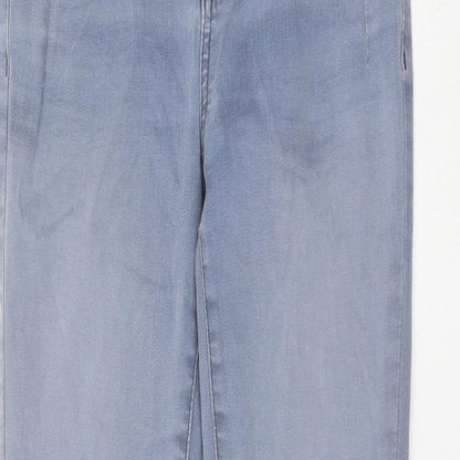 Espirit Womens Blue Cotton Skinny Jeans Size 8 L29 in Regular Zip