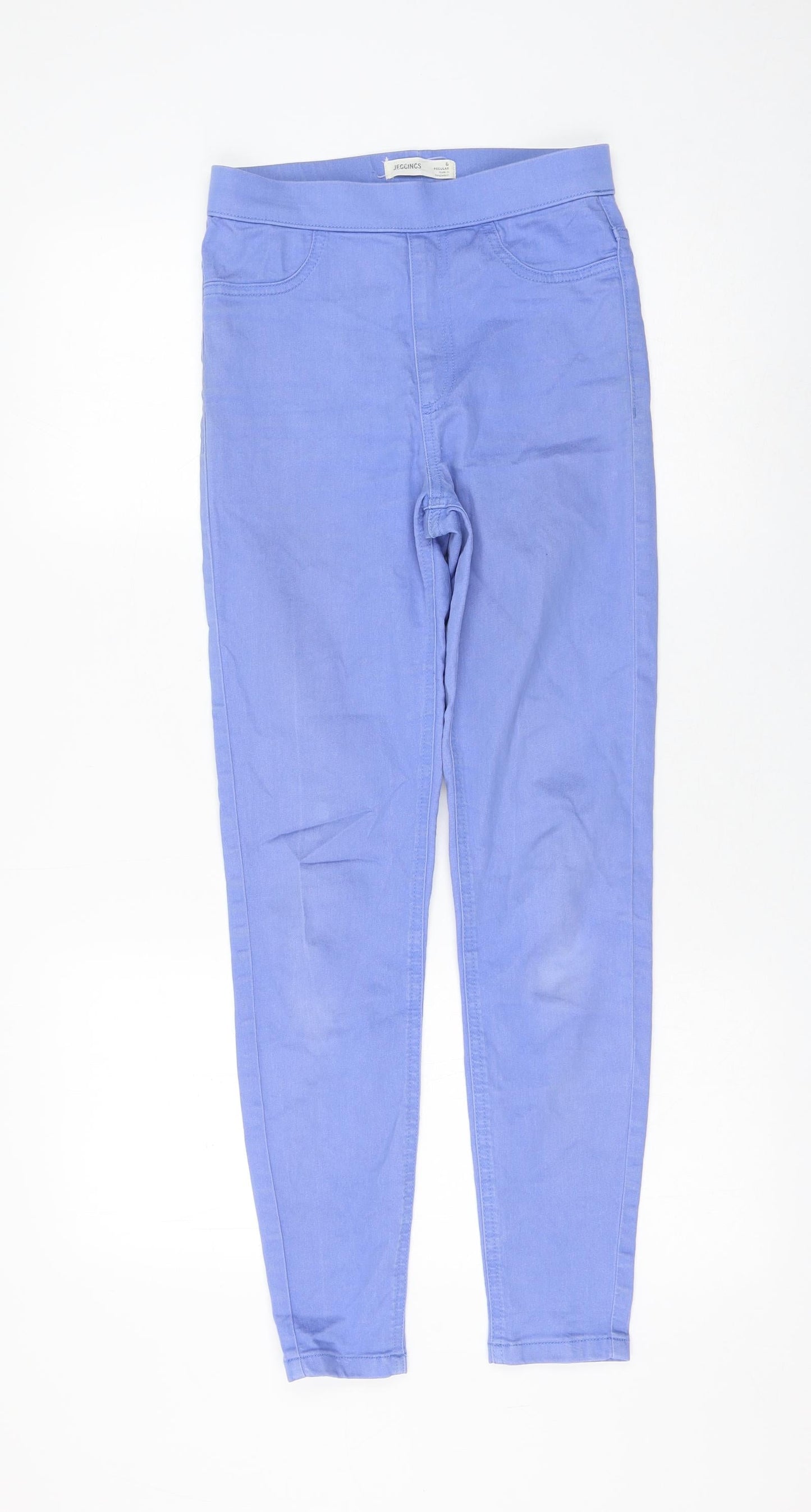 Womens UK Size 6 Marks and Spencer Regular Fit Jegging Blue Jeans