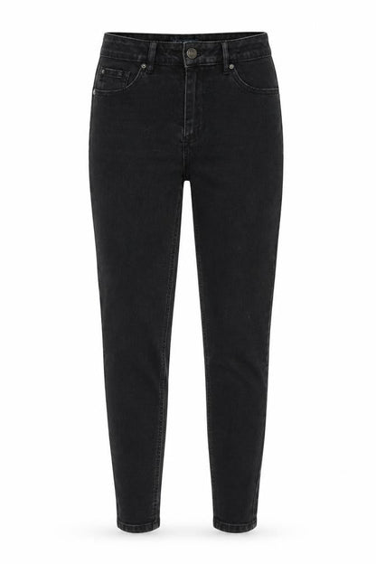 Womens UK Size 8 Papaya Regular Fit Skinny Black Jeans