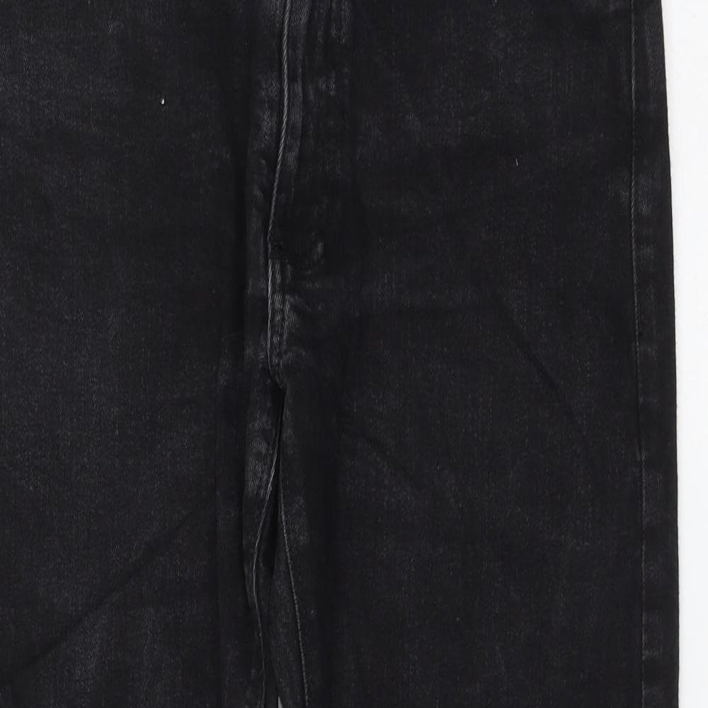 Womens UK Size 30 in Marks and Spencer Regular Fit Straight Black Jeans