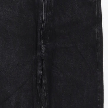 Womens UK Size 30 in Marks and Spencer Regular Fit Straight Black Jeans