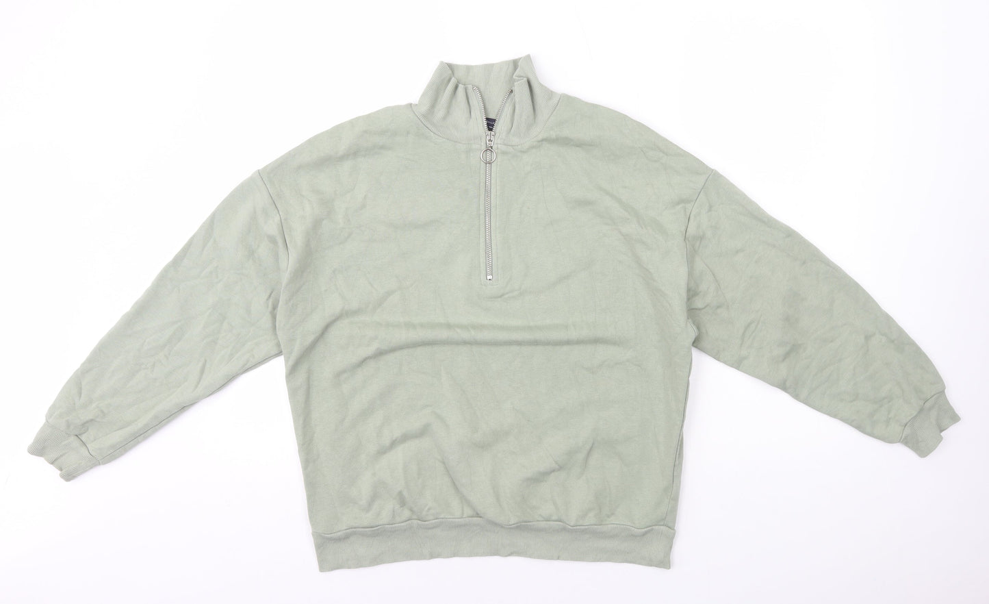 Womens UK Size 12 Marks and Spencer Green Pullover Sweatshirt