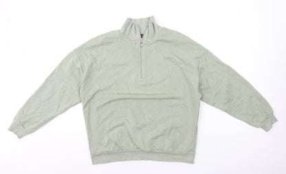 Womens UK Size 12 Marks and Spencer Green Pullover Sweatshirt