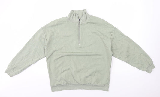 Womens UK Size 12 Marks and Spencer Green Pullover Sweatshirt