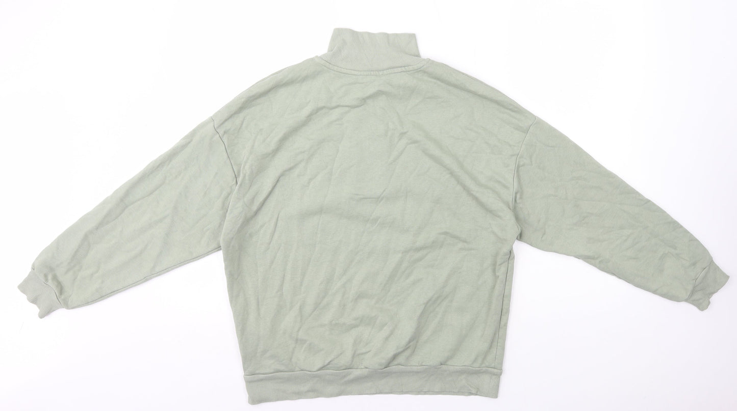 Womens UK Size 12 Marks and Spencer Green Pullover Sweatshirt
