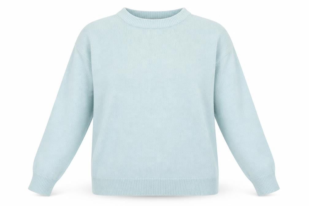 Womens UK Size M Damart Blue Pullover Jumper