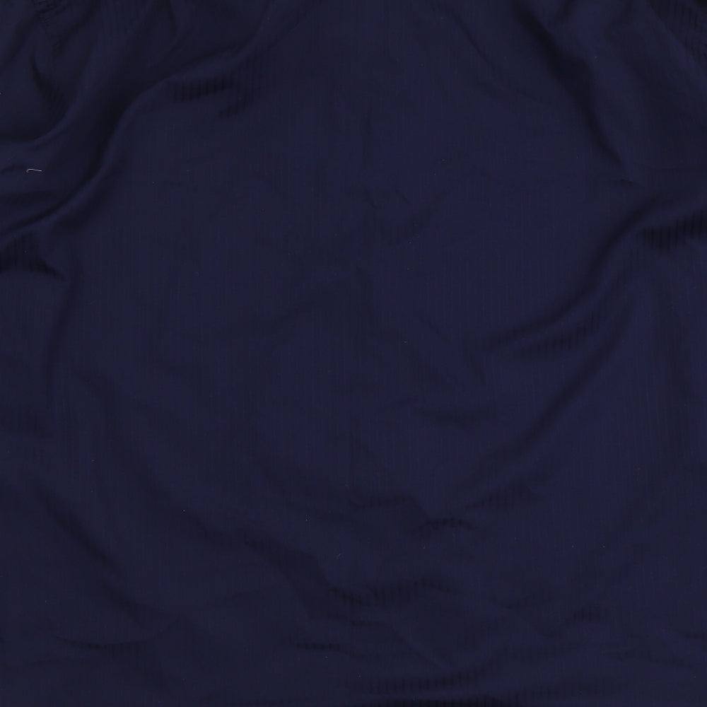Mens UK Size 16.5 Marks and Spencer Blue  Button-Up Long Sleeve Casual Shirt