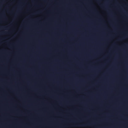 Mens UK Size 16.5 Marks and Spencer Blue  Button-Up Long Sleeve Casual Shirt