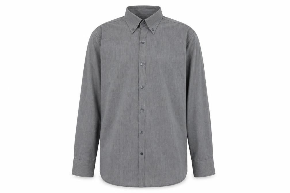 Mens UK Size 16.5 Jack Reid Grey  Button-Up Long Sleeve Casual Shirt