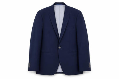 Remus Umo Mens Blue Wool Jacket Suit Jacket Size M
