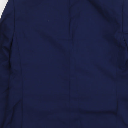 Remus Umo Mens Blue Wool Jacket Suit Jacket Size M