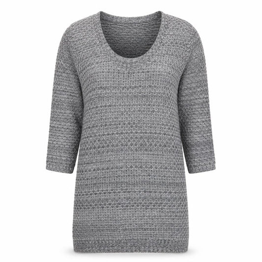 Womens UK Size M M&Co Grey Tunic Jumper