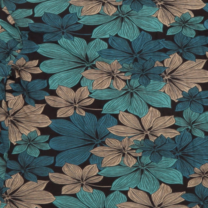 CC Womens Multicoloured Floral Viscose Basic Blouse Size M Square Neck