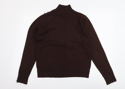 Womens UK Size M Berkertex Brown Pullover Jumper