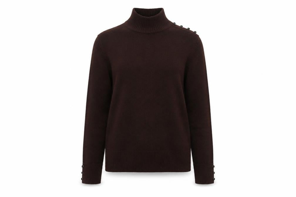 Womens UK Size M Berkertex Brown Pullover Jumper