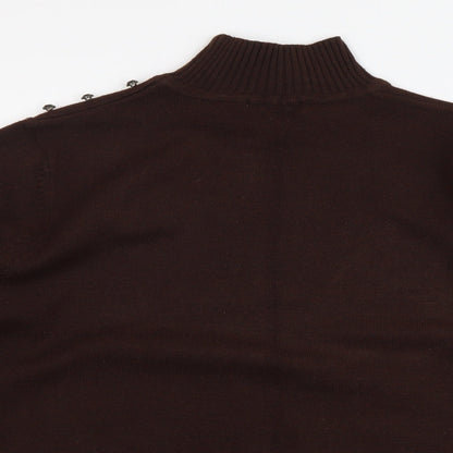 Womens UK Size M Berkertex Brown Pullover Jumper