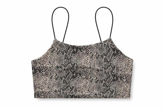 Womens UK Size S Primark Brown Cropped Tank