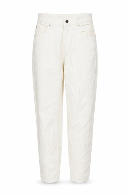 Womens UK Size 10 Denim & Co. Regular Fit Mom Ivory Jeans