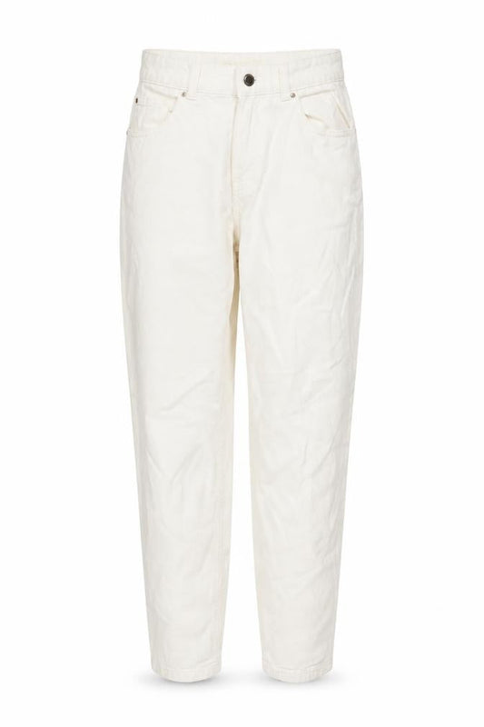 Womens UK Size 10 Denim & Co. Regular Fit Mom Ivory Jeans