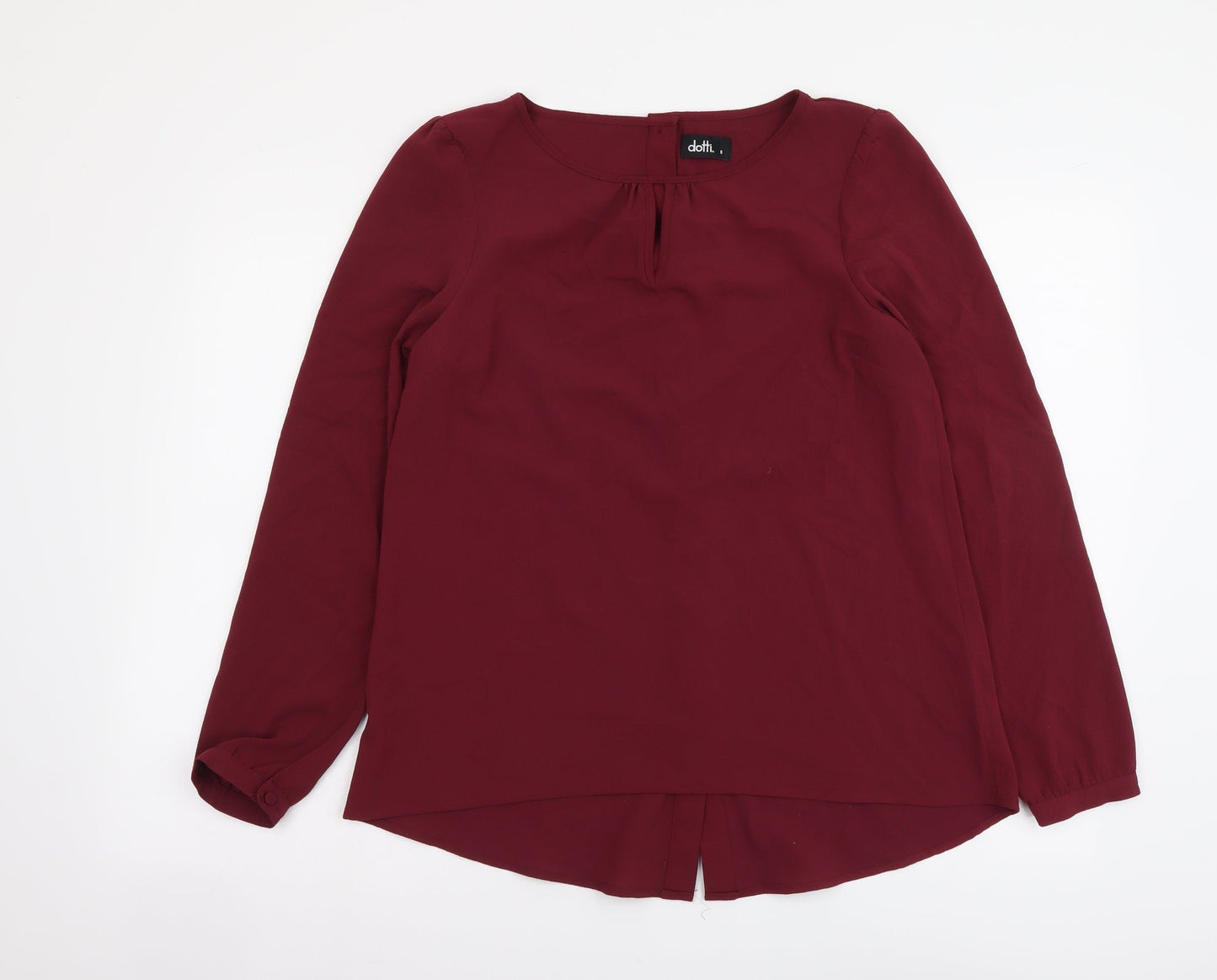 Womens UK Size 8 Dotti Purple Basic Blouse