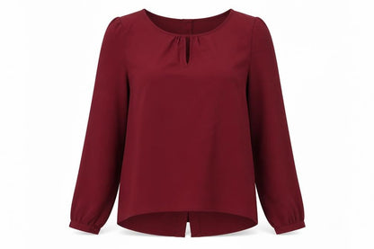Womens UK Size 8 Dotti Purple Basic Blouse