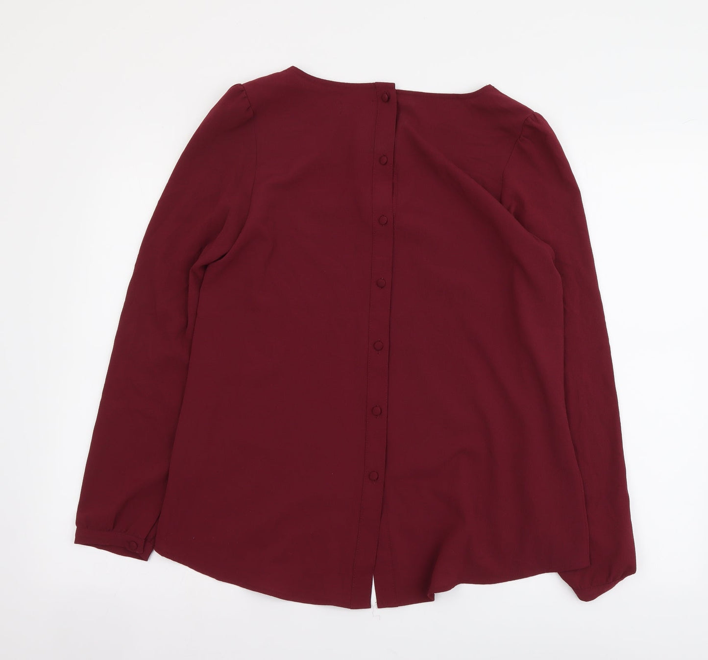 Womens UK Size 8 Dotti Purple Basic Blouse