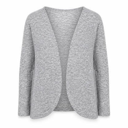 Young Dimension Girls Grey V-Neck Polyester Cardigan Jumper Size 12-13 Years Pullover
