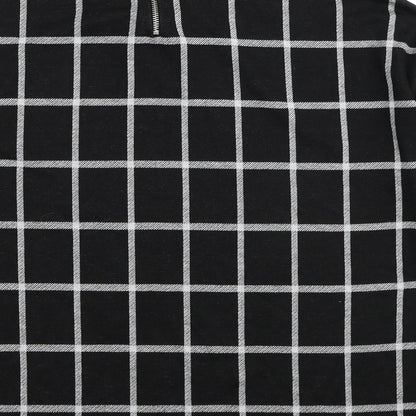 Womens UK Size 10 New Look Black Jersey Blouse
