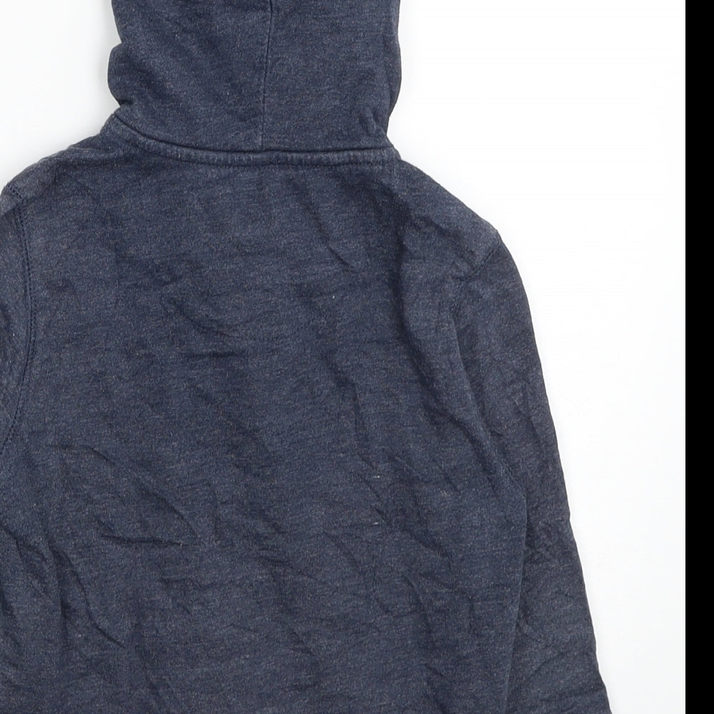 Gap Boys Blue Cotton Full Zip Hoodie Size 2 Years Zip