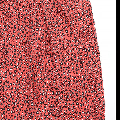 Womens UK Size 8 Marks and Spencer Regular Fit Bloomer Pink Trousers