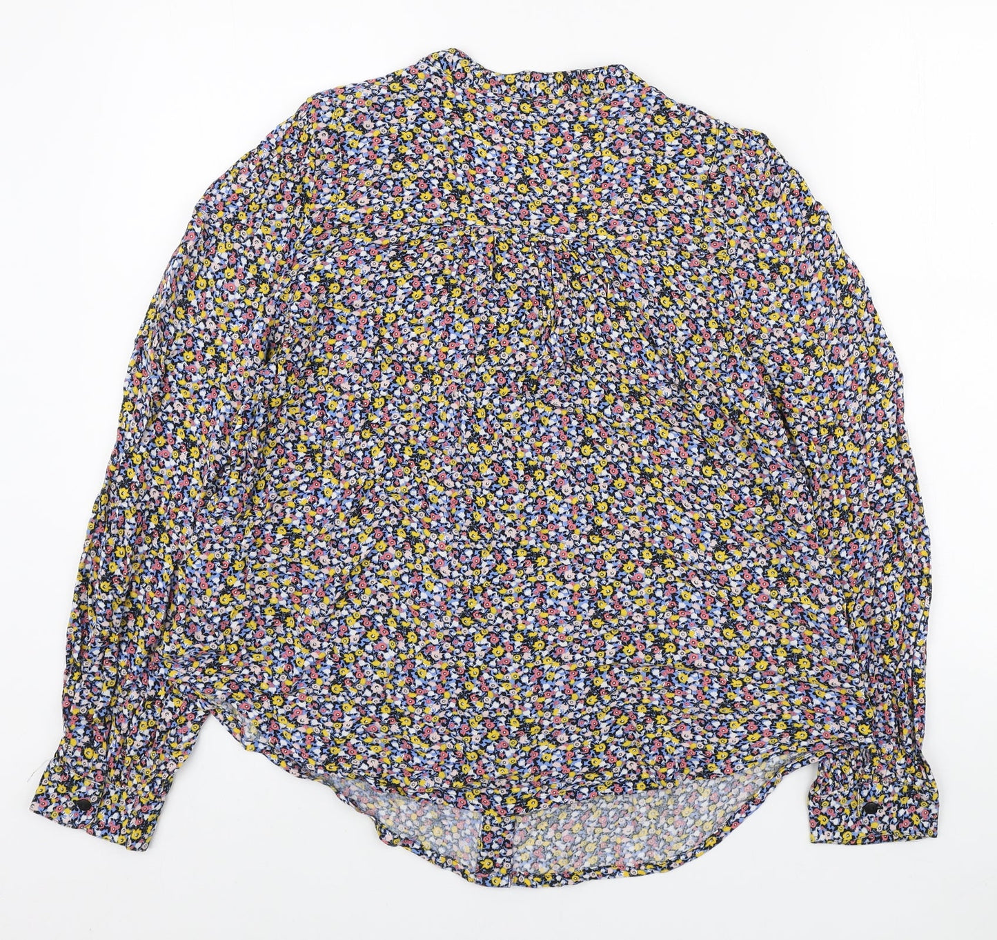 Womens UK Size 10 Marks and Spencer Multicoloured Basic Button-Up