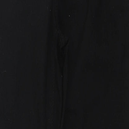 Denim & Co. Womens Black Polyester Skinny Jeans Size 14 L26 in Regular Zip