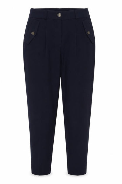 Womens UK Size 8 Peacocks Regular Fit  Blue Trousers
