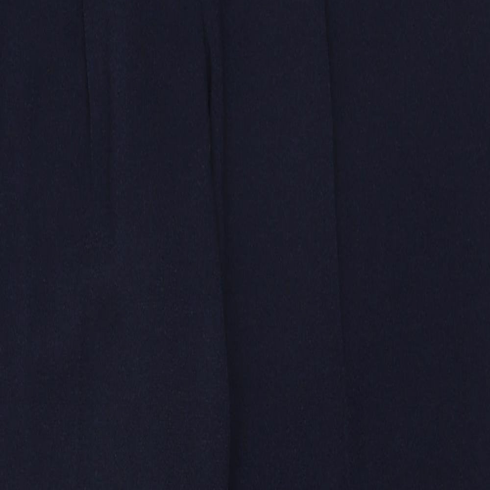 Womens UK Size 8 Peacocks Regular Fit  Blue Trousers