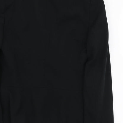 NEXT Womens Black Polyester Jacket Blazer Size 10
