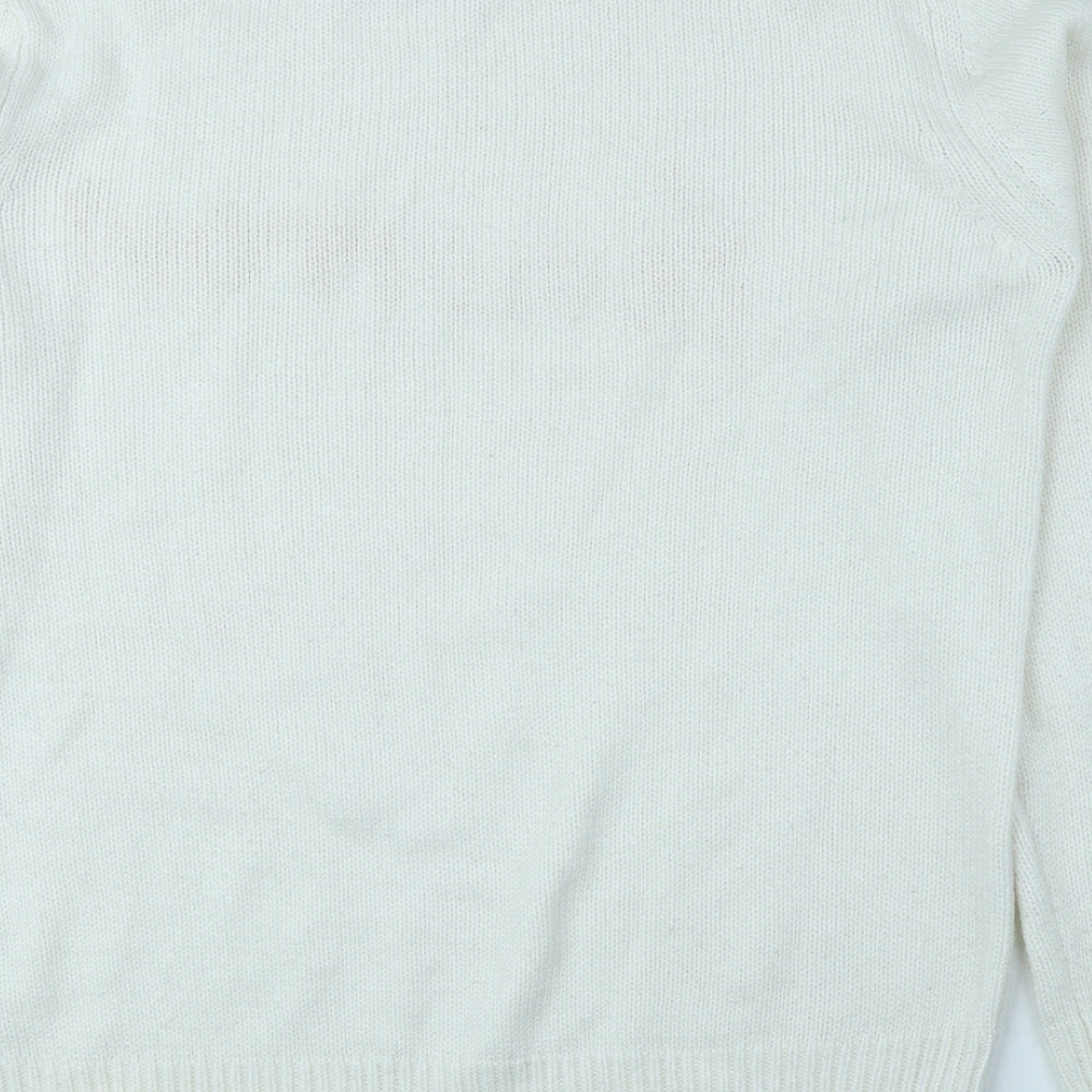 Womens UK Size 12 Dorothy Perkins Ivory Pullover Jumper